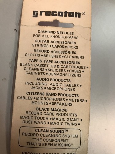 vintage recoton phone plugs 2 standard phone plugs 2 conductors