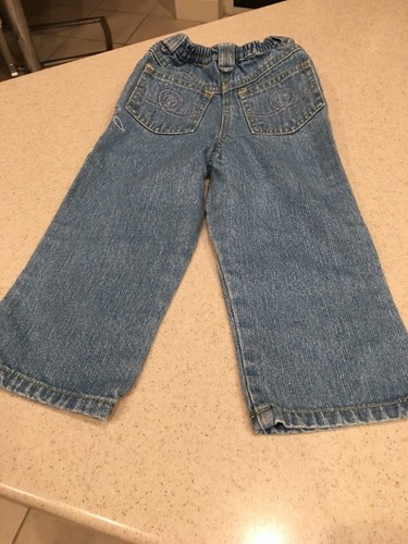Cute Koala Kids baby girl sz 24m floral jeans