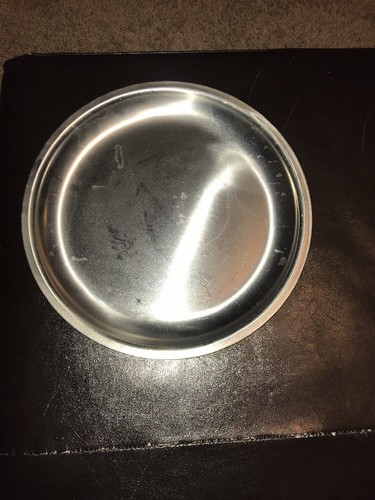 Vintage Kalamar 18-8 Stainless Steel Round Serving Platter & Bowl Made Denmark