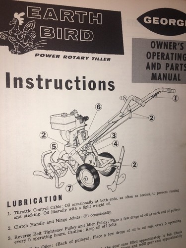EARTH BIRD/George ROTARY TILLER 