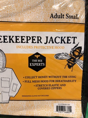 HARVEST LANE HONEY Adult S CLOTHSJS-102 BEE JACKET Beekeeper Bee Keeping Hood