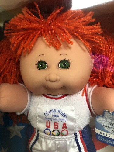Cabbage Patch Kids OLYMPIKIDS Special Edition Basketball Doll Red Hair Green Eye
