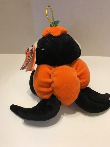 Halloween Pumpkin Spider Plush  Fiesta New Stuffed Animal Toy