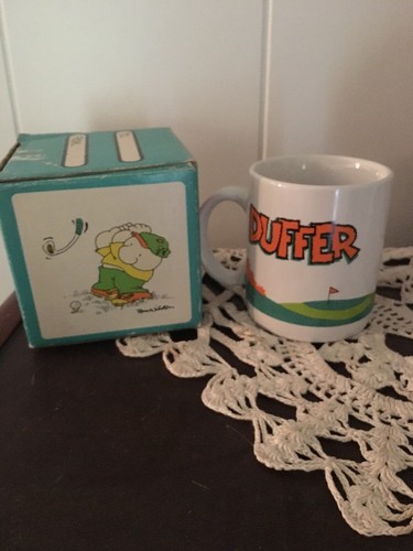 Vintage 1989 American Greetings Ziggy Comic Coffee Mug With Box