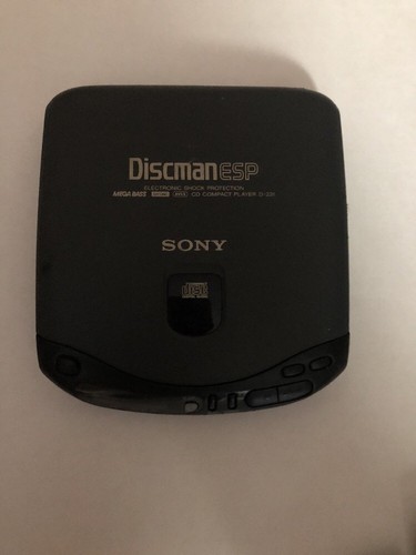 Sony Discman ESP Portable Compact CD Player D-231 Mega Bass AVLS