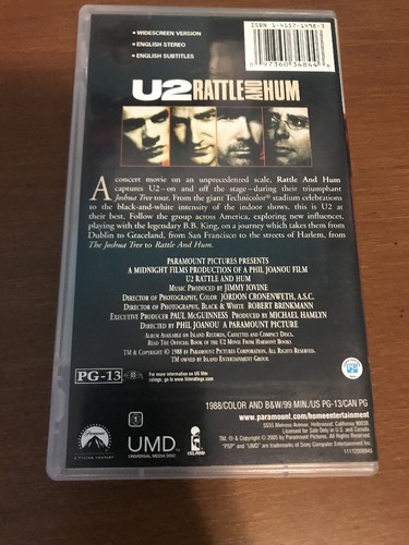 U2 - Rattle and Hum [UMD for PSP]