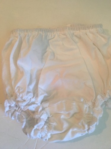 Baby Bloomers Diaper Cover Panties Embroidered Monogrammed Fleur de lis Size S