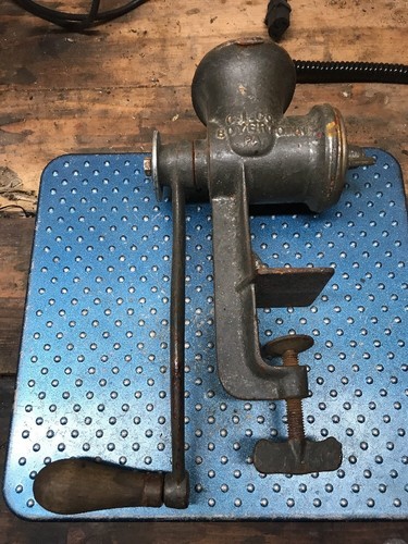 Vintage Keystone 30 Hand Crank Meat Grinder, Food Processor, Made in USA