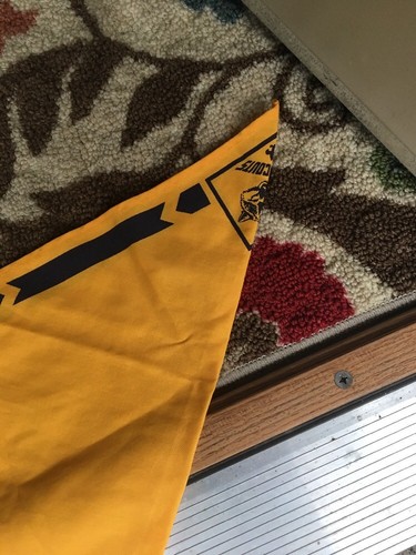 BSA Boy Scouts of America Cub Scouts Wolf Yellow Neckerchief Scarf