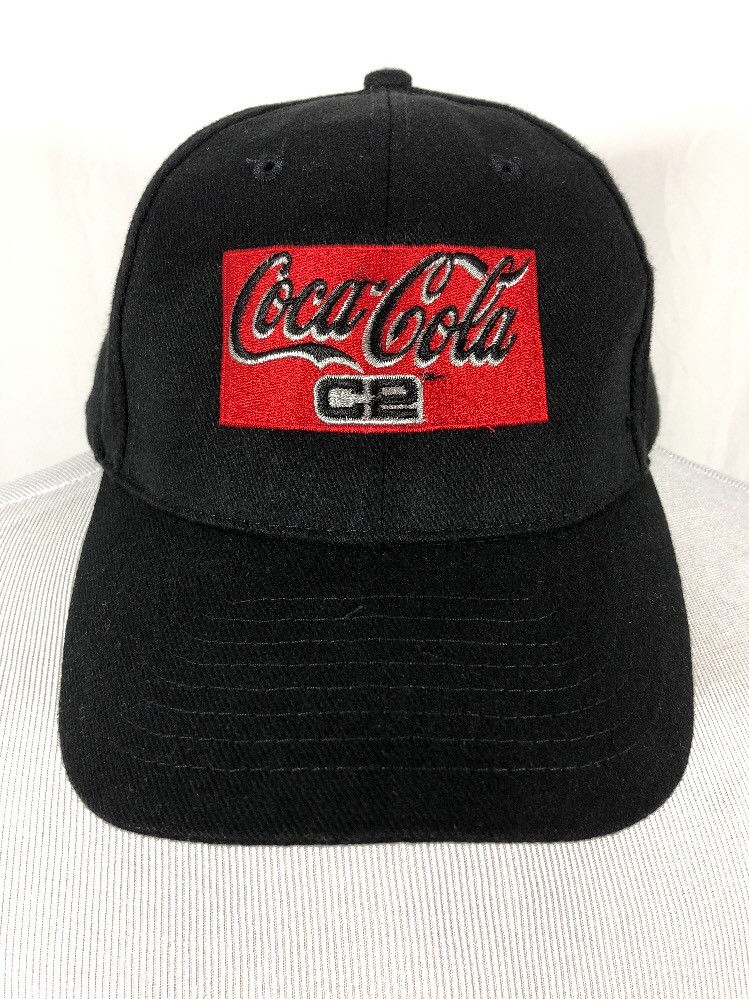 Coca-Cola C2 Men's Red/Black Adjustable Baseball Hat Cap by Headmost