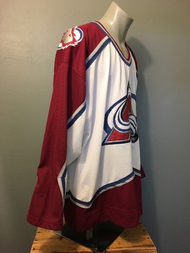 Vtg 90s Starter Colorado Avalanche NHL Hockey Jersey Mens XXL Uniform Shirt Sewn