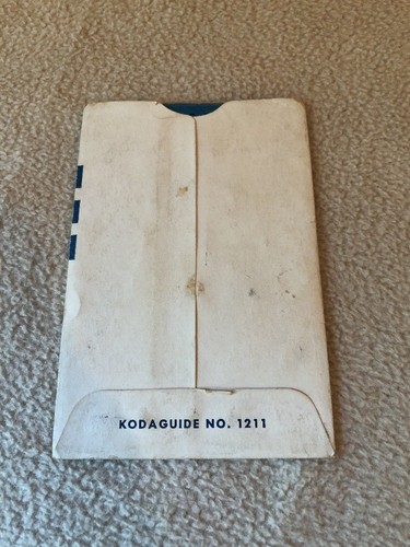 1939 Kodak Indoor Exposure Guide, Eastman Kodak Exposure Calculator, Photography