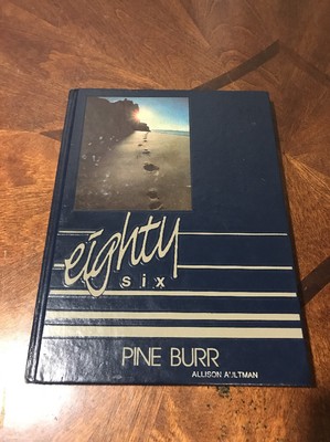 Footprints Pine Burr Wesleyan Academy School 1986 Yearbook High Point NC