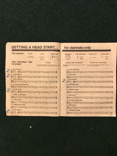 Best In Class Comprehensive Band Method Clarinet Book 1 1982