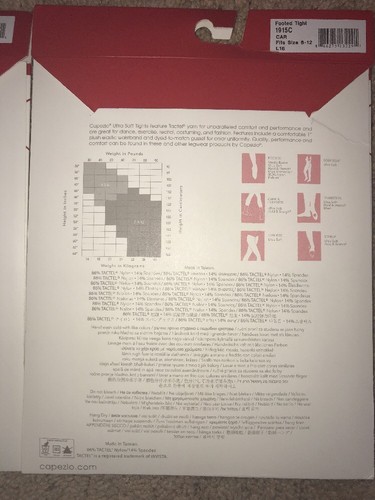 Capezio ULTRA SOFT Footed Tight Child 8-12 Lot Of 2!