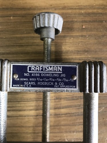 Craftsman #4186 Doweling Jig