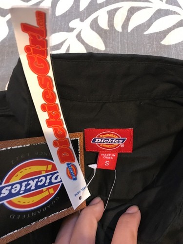 dickies Girl work shirt Small Black