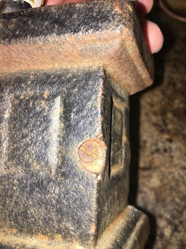 RARE Antique Cast Iron Statue Black Americana