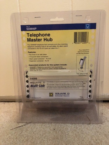 New Square D Telephone Expansion Hub Model SDM48PX Multi-Link Wiring System