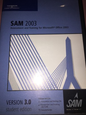 SAM 2003 Microsoft Office Training CD's by Thomson Course Technology