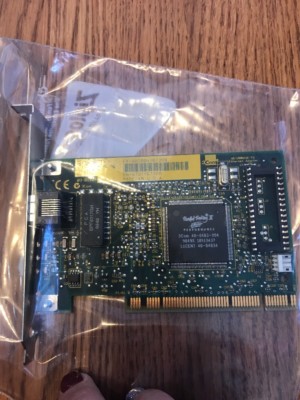 NEW 3 COM ETHERNET ADAPTER FAB 02-0172-004 REV A 10/100BASE-TX Ships N 24h
