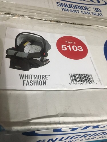 Graco Snugride 30 Infant Baby Car Seat Whitmore Fashion 4-30lb