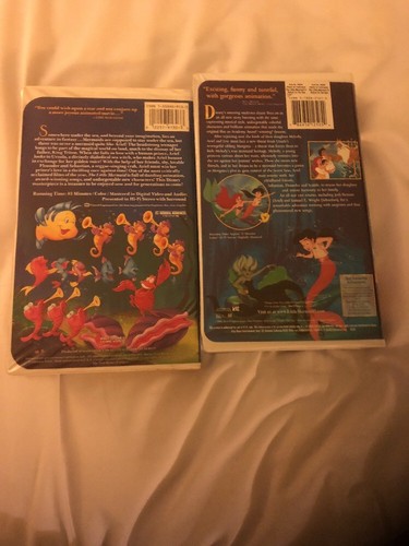 Walt Disney’s The Little Mermaid Black Diamond Classic 913 Banned Cover VHS Lot!