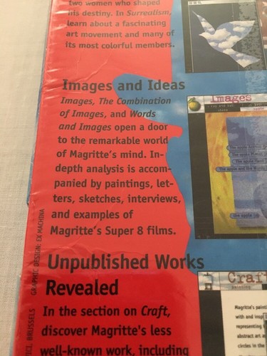 The Mystery Of Magritte CD ROM Mac/Windows New and Factory Sealed