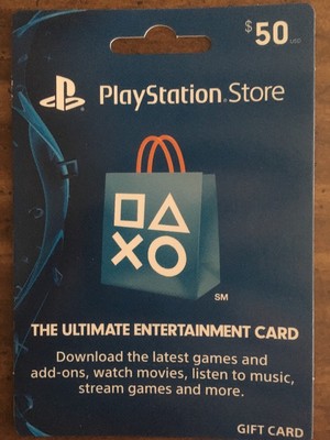 $50 US PlayStation Network Store PSN Gift Card $50