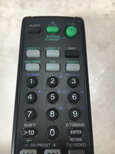 Original Sony RM-U185 AV System 2 Remote Control -WORKS GREAT!!