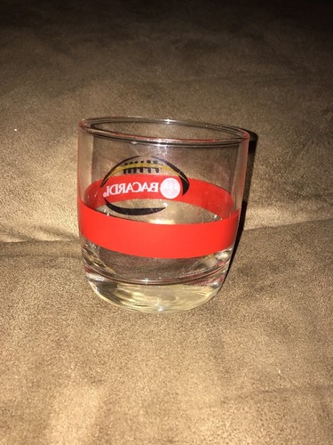 Bacardi Rum Football Glass