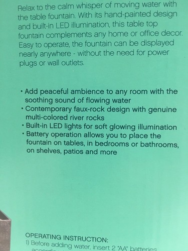 Wayland Square Tabletop Fountain Four Tiered Urns Fountain