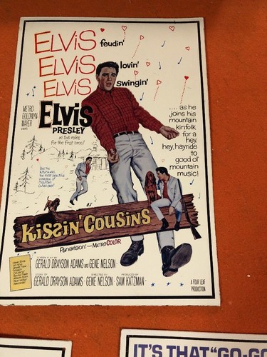 Lot Of 3 Elvis Presley Tin Metal 11 x 17