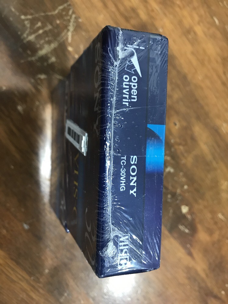 Sony VHS-C Premium Grade 30 min Camcorder Videocassette 2 packs OF 2  NIP