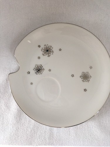 Vintage Summit Fine China Stardust Pattern Snack Plate MCM Atomic  VGUC