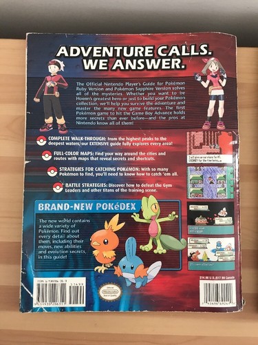 3 Pokémon Strategy Player’s Guides Nintendo DS GameCube Game Boy Advance Books