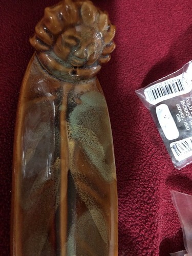 Lot Omonic Ceramic Lotus Leaf Incense Burner Incense Stick Holder W Incense Bras