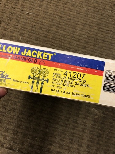 Yellow Jacket 41207 Model 41213S 2-V Manifold NEW!
