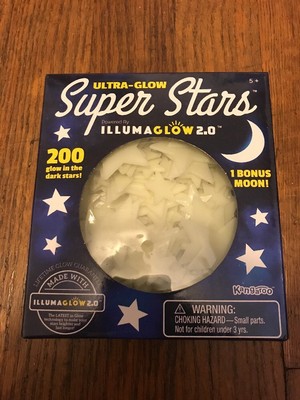 200 Count Glow In The Dark Stars  1 Moon Wall Decal Stickers