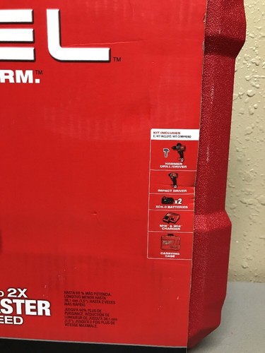 Milwaukee 2997-22 M18 FUEL 18V Lithium-Ion Brushless Cordless Hammer Drill (NEW)