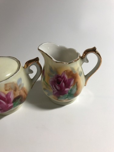Miniature Creamer & Sugar Marilyn-Exclusive made in Japan numbered W/ stickers