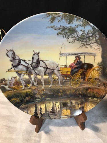 Knowles collector plate Oh, What a Beautiful Mornin' Oklahoma series Kunstler