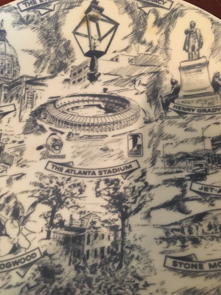 Egemose Decoration Denmark Atlanta Ga Commemorative Plate-Confederacy Light