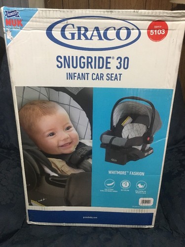 Graco Snugride 30 Infant Baby Car Seat Whitmore Fashion 4-30lb