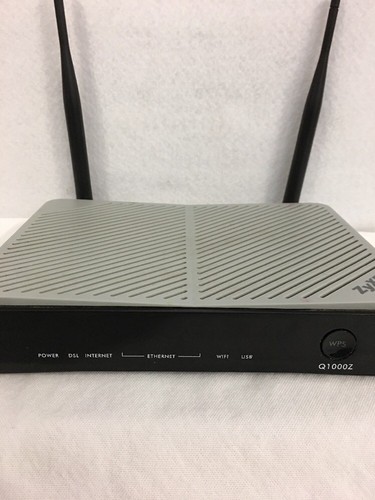 Zyxel Q1000Z Centurylink EtherFast Gigabit VDSL2+ Modem & Router *Fast Ship* A09