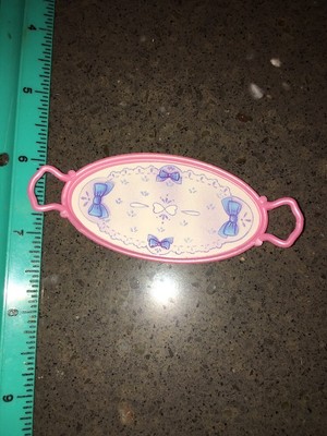 Avon Spring Tea Party Barbie 18657 18656 18658 Replacement Pink Handled Tray Bow