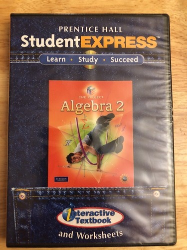 Student Express Algebra 1 And 2 Textbook & Worksheets (CD) Prentice Hal