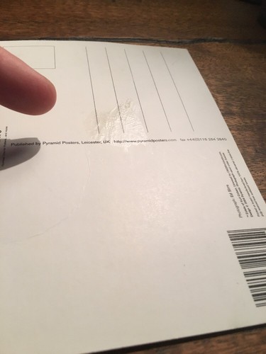 Kurt Cobain Nirvana Black White Postcard 4