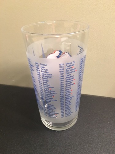 2008 Kentucky KY Derby Mint Julep Glass Churchill Downs