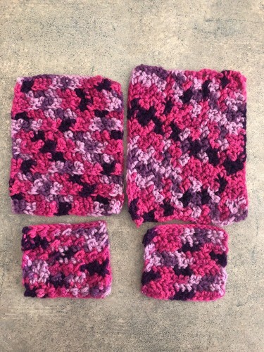 Cotton Dishcloth, Pot Holder, Hot Pad (set of 4) FREE shipping